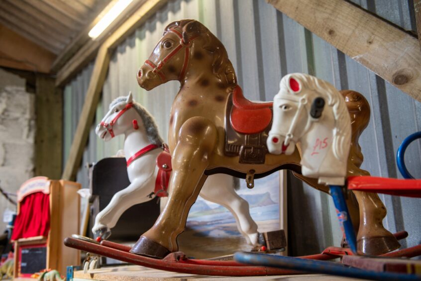 Rocking horses are on offer for £15 at Old School Vintage.