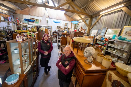 Chris and Craig Lamont are at the helm of Old School Vintage in Balmedie. 
Image: Kami Thomson/DC Thomson