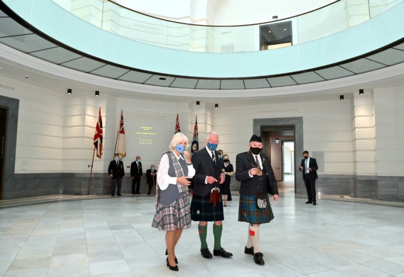 King Charles and Camilla, Queen Consort at Aberdeen Art Gallery