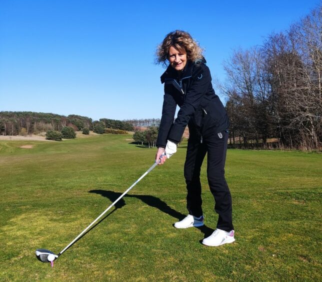 A photo of new golfer Meg Hanlin