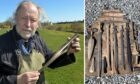 Neil Burridge specialises in making Bronze Age weapons and tools.