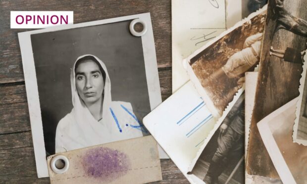 Rehmat's passport photo from when she first came to the UK in 1966