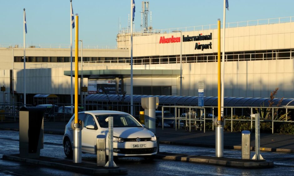 Aberdeen International Airport. 