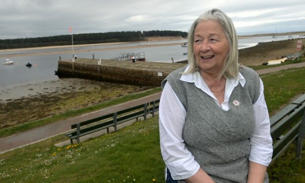 Findhorn resident, Cathy Low has been officially recognised as a Coronation Champion. Image: Sandy McCook/ DC Thomson.
