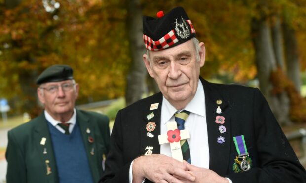 Gordon MacMillan described the latest proposals by Poppyscotland as a “slap in the face" to local veterans. Sandy McCook/ DC Thomson.