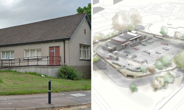 The proposed new McDonald's would be built on the site of the vacant Rosehill Day Centre. Image: Clarke Cooper/DC Thomson