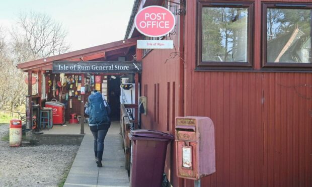Rum's general store also houses a Post Office. Image Jason Hedges/DC Thomson