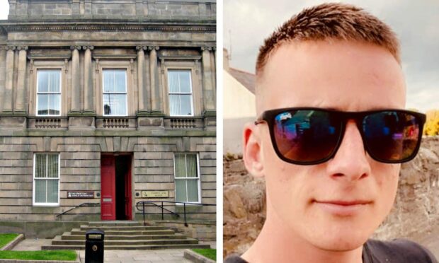 Ryan Gallon was sentenced at Elgin Sheriff Court. Image: DC Thomson/ Facebook