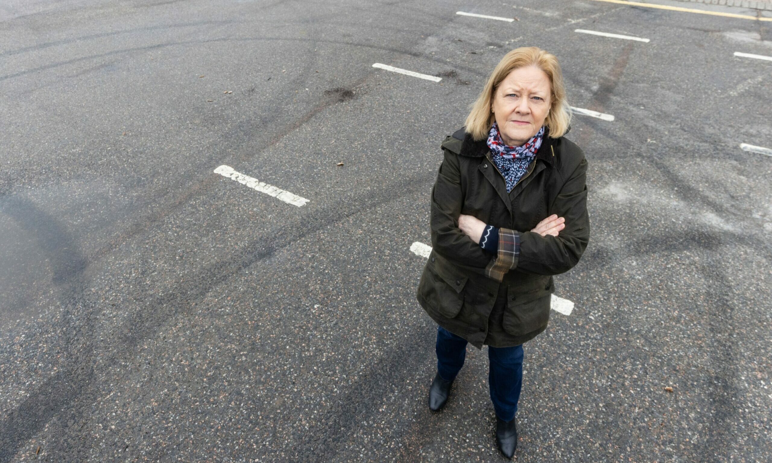 Local councillor Ann Ross, who is spearheading calls for the speed limit change at Crathes Castle, Aberdeenshire.