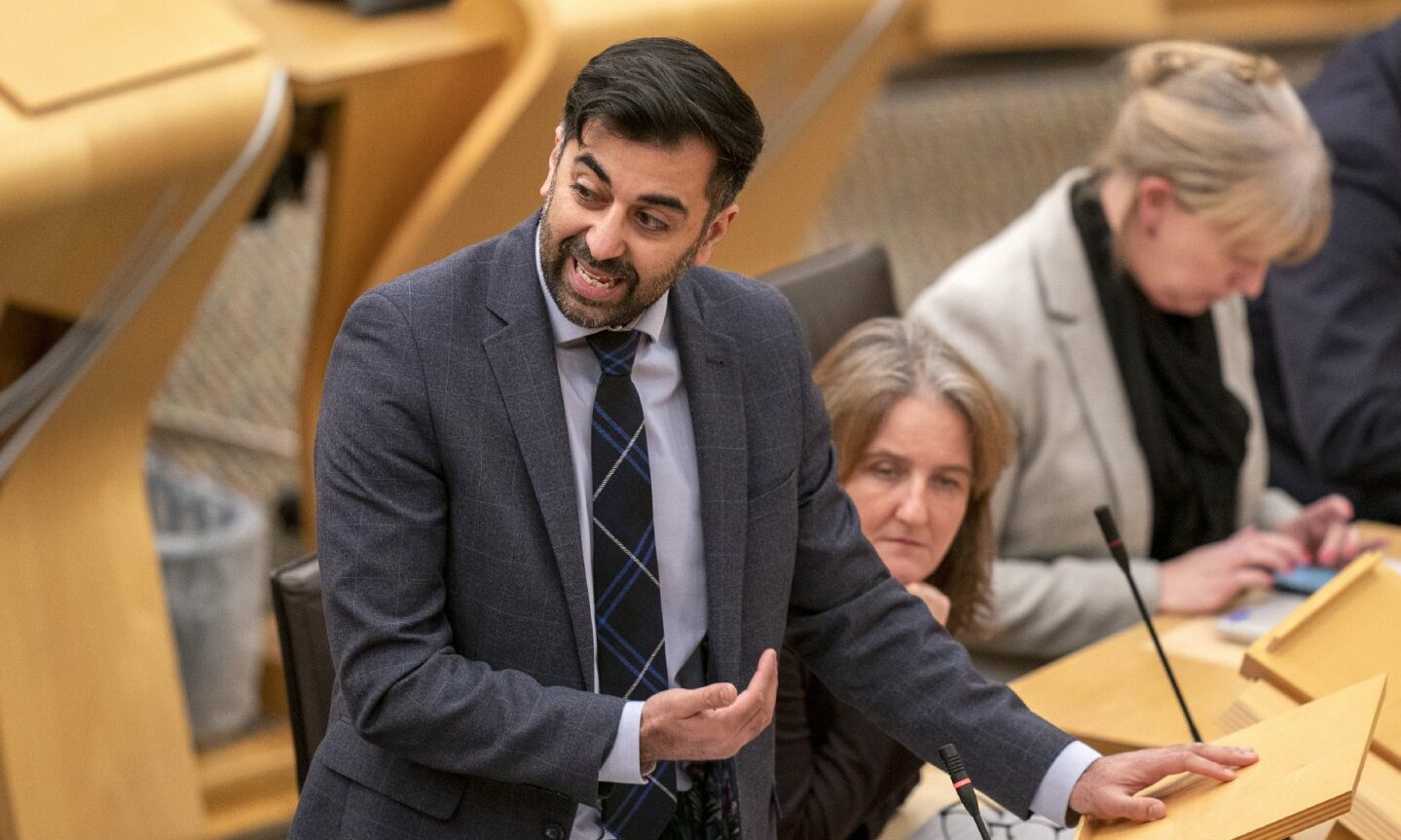 First minister Humza Yousaf.