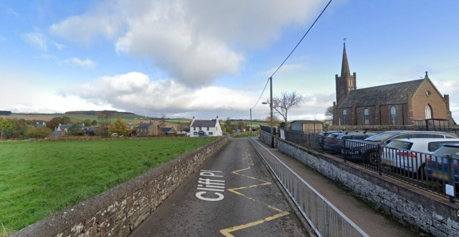 The new car park will sit opposite the church and St Cyrus Primary School.