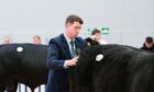 Aberdeen-Angus judge Andrew Adam from Newhouse of Glamis.