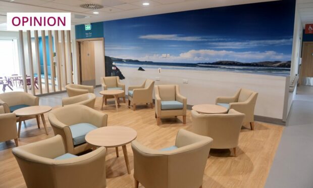 A room at the NHS National Treatment Centre, Highland, in Inverness, which is to open its doors to patients soon (Image: Sandy McCook/DC Thomson)