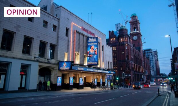 The Palace Theatre in Manchester (pictured in 2019), where audience members were asked to leave after loudly singing along to musical The Bodyguard (Image: Dutchmen Photography/Shutterstock)