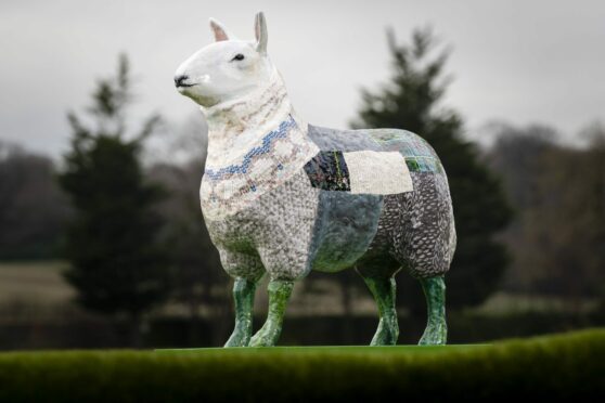sheep sculptures