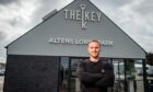 Jonny Smith outside the new Altens location. Image: Wullie Marr/DC Thomson