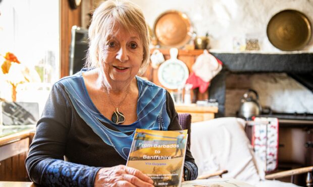 Christine Wilkie has released a new book called From Barbados to Banffshire looking at her family history. Image: Wullie Marr / DC Thomson.