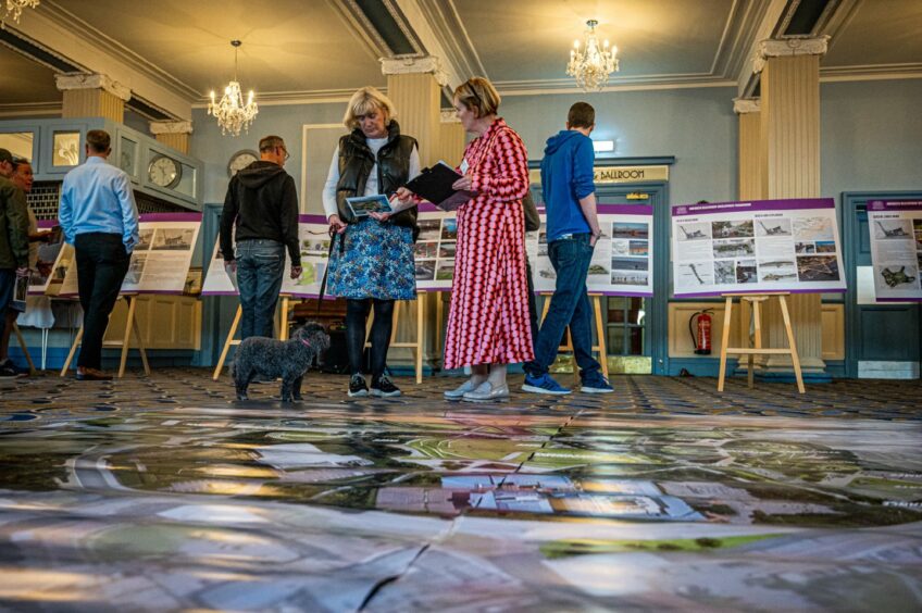 Public consultation on the beach plans was held at the Beach Ballroom in September. Image: Wullie Marr/DC Thomson.