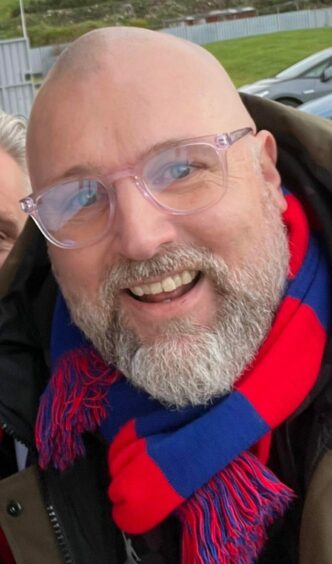 Podcaster, Stevie Riley who has urged Caley Thistle fans to support new boss