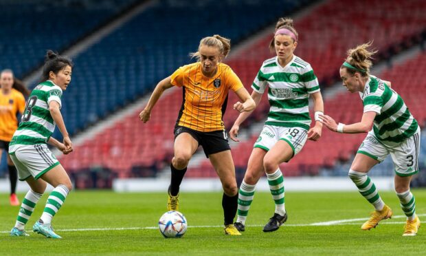 Hampden hosted its first-ever Women's Scottish Cup semi-finals last weekend where Celtic beat Glasgow City and Rangers defeated Motherwell. Image: Shutterstock.