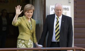 Nicola Sturgeon and Peter Murrell have been married since 2010. Image: Robert Perry/EPA/Shutterstock