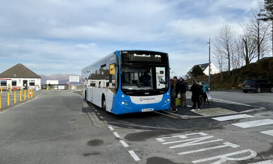 Stagecoach service at Armadale Pier
