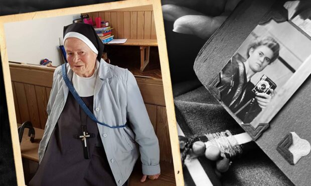 Sister Columba, a midwife who trained in London's east end before taking up Holy Orders in Aberdeen.