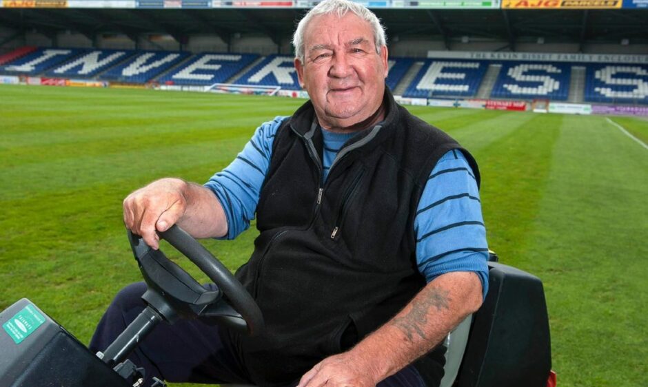 Inverness' former groundsman and kitman Tommy Cumming.