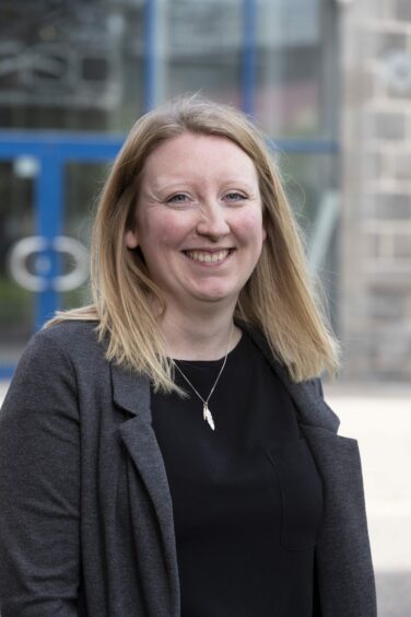 A picture of Elaine Holland who is the head of operations at Aberdeen Science Centre.