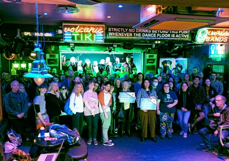 Hundreds met at Krakatoa in October, only days after the Belmont Cinema closed, to come up with a plan to reopen it. Image: Cameron Roy/DC Thomson.