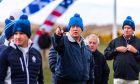 Donald Trump at the Menie Estate earlier this y. Image: Trump International Scotland.