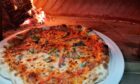 Woodfired pizza from Da Vinci Restaurant