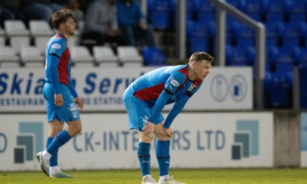 Billy Mckay reflects on the end of Caley Thistle's Championship season arriving in the shape of a 2-1 defeat by runners-up Ayr United. Images: Paul Devlin/SNS Group