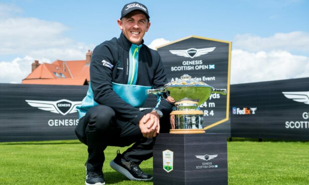 Grant Forrest ahead of the 2023 Genesis Scottish Open. Image: SNS