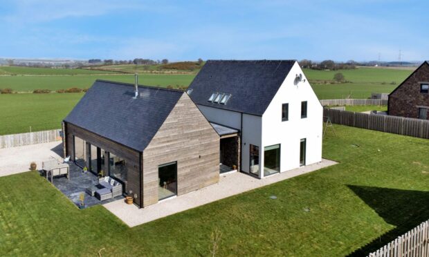 The grass is certainly greener at this striking home in Udny Green. Photos supplied by Ledingham Chalmers.
