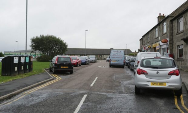 New rules being introduced in Fraserburgh are aimed at stopping parents waiting outside South Park School. Image: Jamie Ross/DC Thomson.