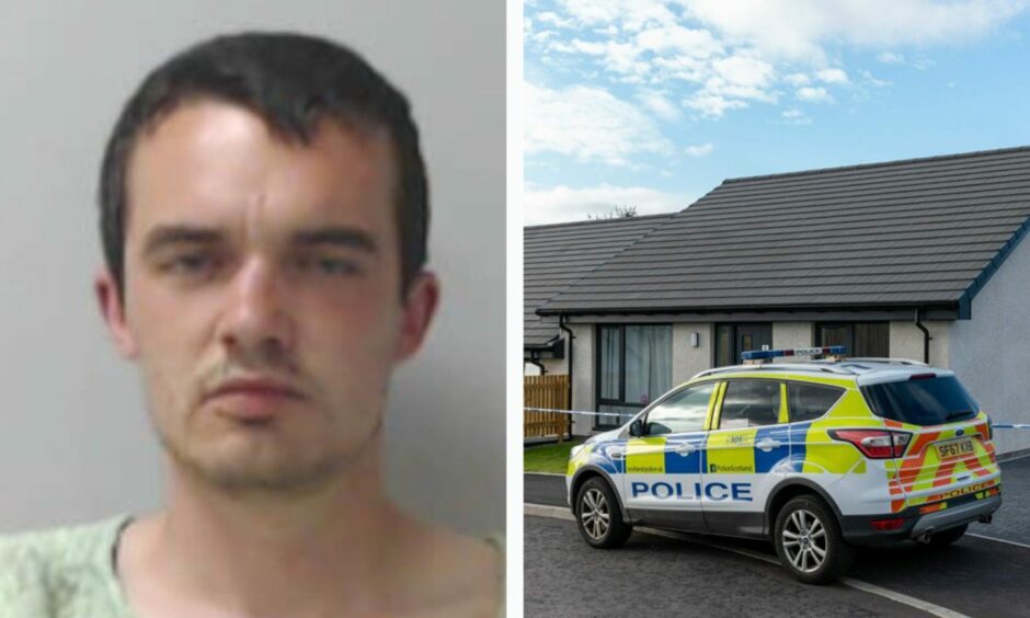 Scott McCulloch who murdered his grandmother Patricia Bitters in her home in Forres.