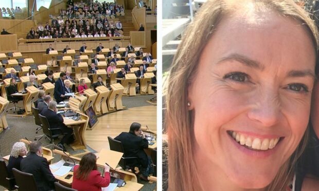 First Minister Humza Yousaf was questioned in Holyrood about the sentence handed down to Jill Barclay's killer