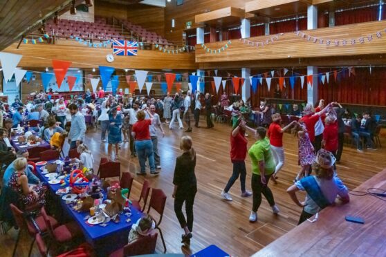 Ceilidh dancing at The Big Lunch in Elgin went down a storm. Image: Jasperimage