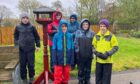Inverurie scouts and cubs took part in The Bg Help Out. Image: Inverurie Scout Group.