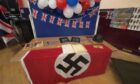 Nazi flag draped at Second World War event in Buckie.