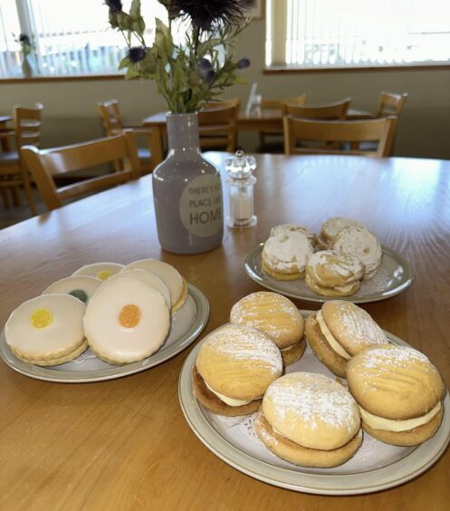 Cakes and scones at Celebrations of Turriff