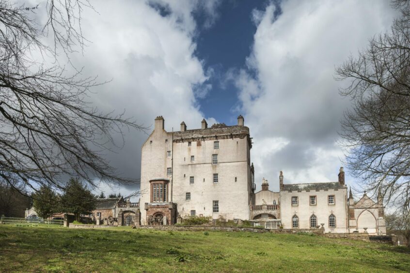 Delgatie Castle. A great addition to your shopping experience in Aberdeenshire.