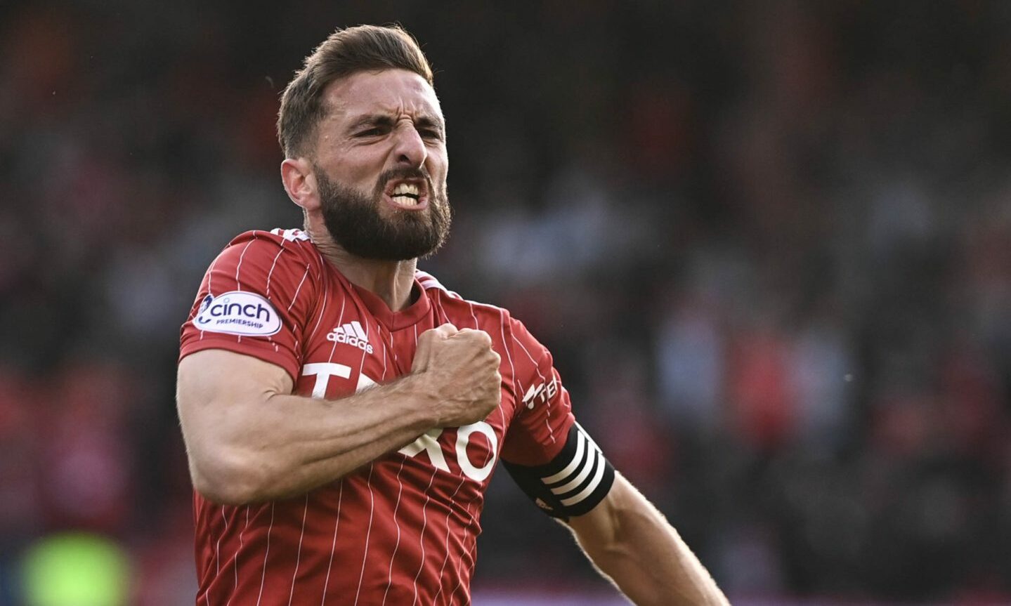 Aberdeen's Graeme Shinnie, who Aberdeen are looking to make a deal for
