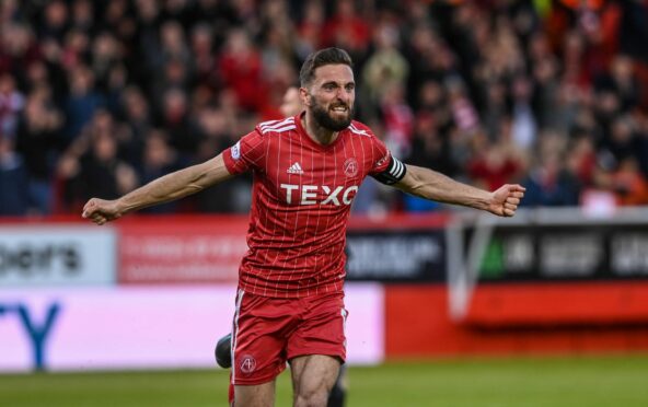 Graeme Shinnie has signed a three-year deal with Aberdeen. Image: Darrell Benns/DC Thomson