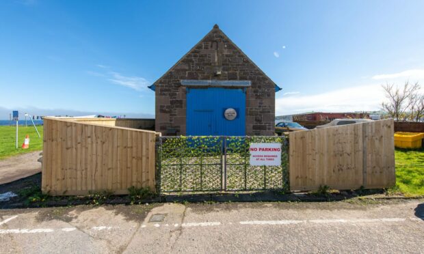 The coastguard bothy in Cowie is up for sale for £115,000.