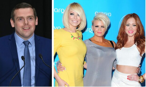 Moray MP Douglas Ross is a self-confessed Atomic Kitten fan. Image: DC Thomson/PA