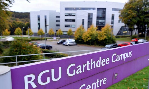 Robert Gordon University's main campus in Garthdee, Aberdeen.