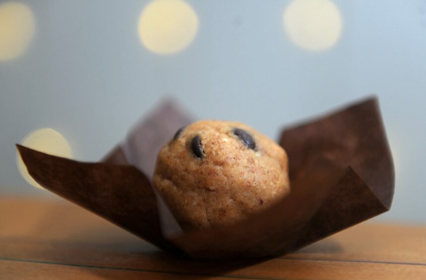 An energy ball from The Dreamy Goat in Inverurie.