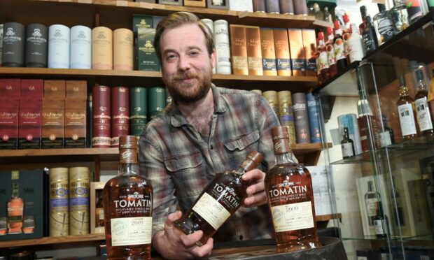 Aberdeen Whisky Shop owner Nick Sullivan is expanding his business. Image: Heather Fowlie/DC Thomson